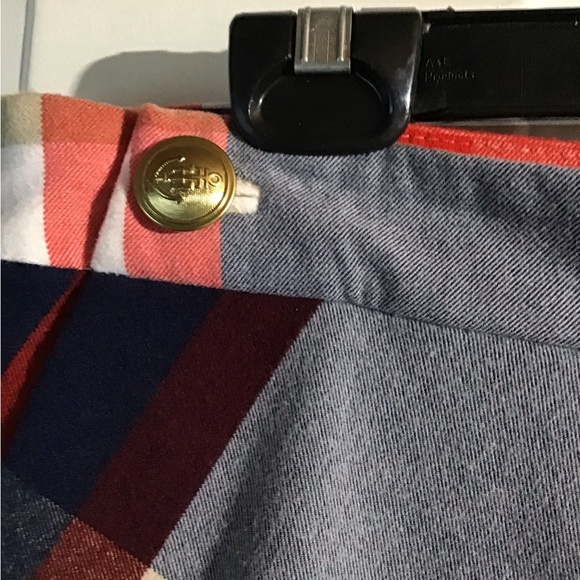 Tommy Hilfiger Cheked A-line plaid skirt - Picture 2 of 3